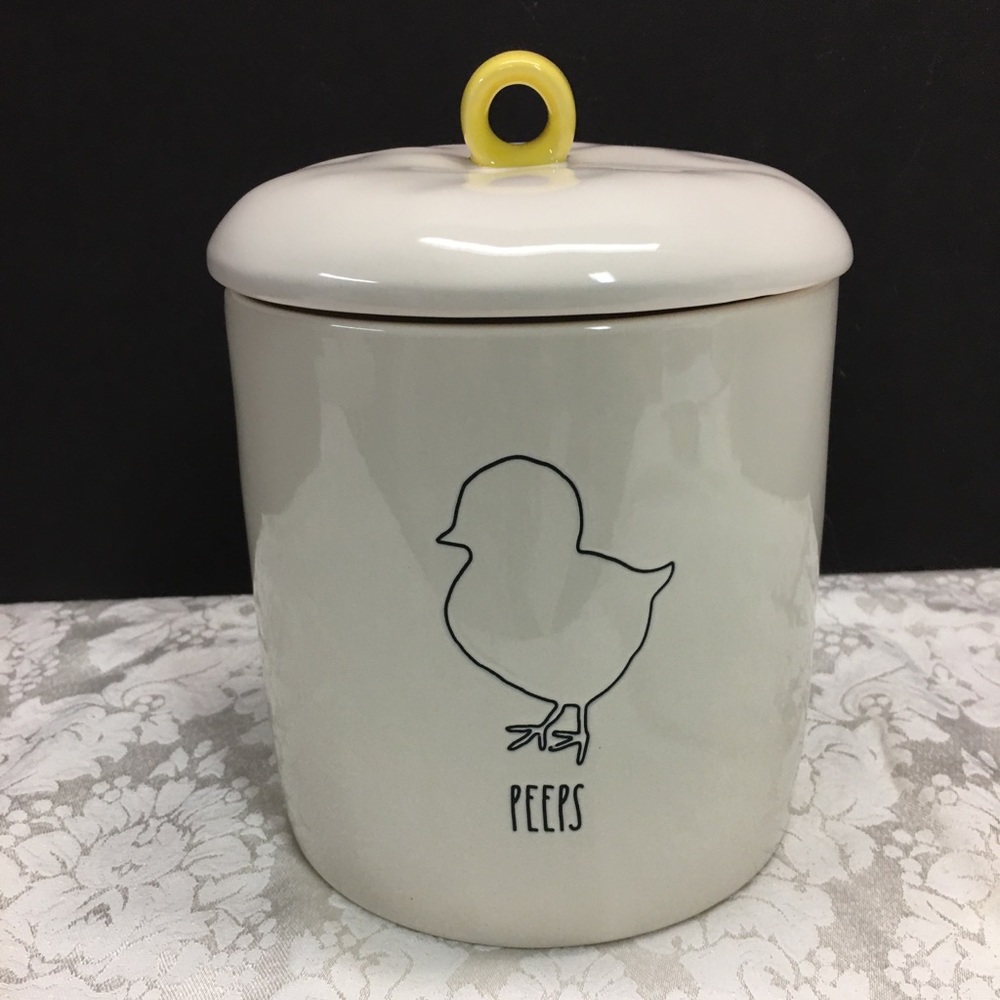 Rae Dunn Easter Round Large Canister